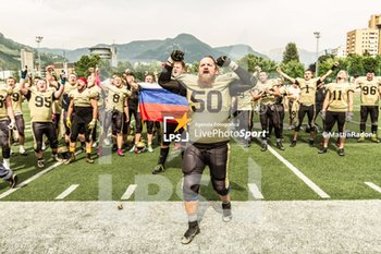 2019-06-09 - Esultanza degli Spartans Moscow - CEFL CUP - SPARTANS MOSCOW VS GIANTS BOLZANO - AMERICAN FOOTBALL - OTHER SPORTS
